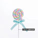 Charming Faux Cotton Candy Lollipop - Ideal for Sweet Displays, Kids' Photography, and Wedding Decorations