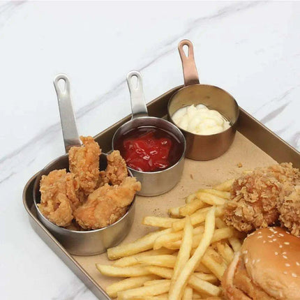 Elegant Stainless Steel Saucepan Collection with Handle - Essential Cooking Set