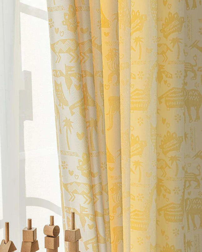 Magical Wildlife Blackout Drapes for Kids' Rooms