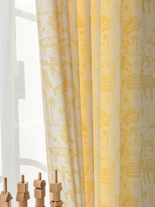 Magical Wildlife Blackout Drapes for Kids' Rooms
