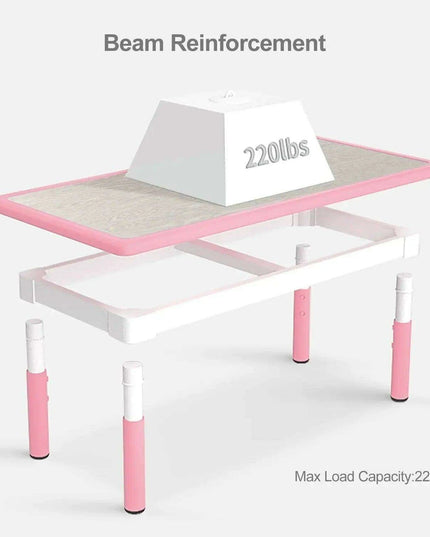 Ergonomic and Adjustable Kids Table and Chair Set for Safe Playtime