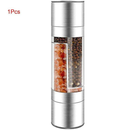 Precision Adjustable Salt and Pepper Mill Set - Dual Ceramic Grinder Combo