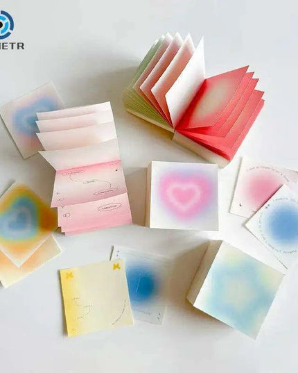 Colorful Gradient Thick-Page Spiral Notebook - 400 Pages for Notes, Art, and Planning