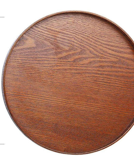 Elegant Japanese Wooden Serving Tray Set for Tea, Desserts, and More