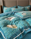 G / Queen Size 4pcs / Flat Bed Sheet