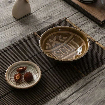 Handcrafted Japanese Ceramic Dessert Plates - A Touch of Timeless Elegance for Your Dining Experience