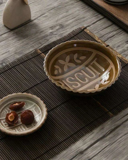 Handcrafted Japanese Ceramic Dessert Plates - A Touch of Timeless Elegance for Your Dining Experience