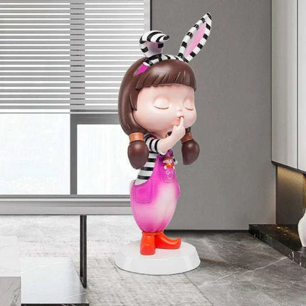 Whimsical Abstract Figurine Decor