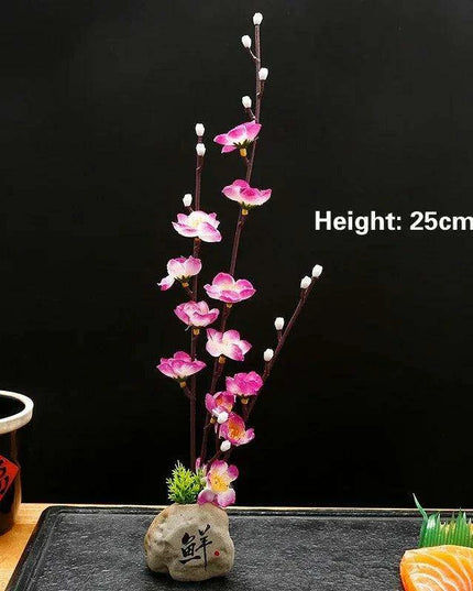 Elegant Floral-Inspired Sushi Serving Set for Luxurious Dining