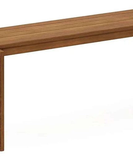 Tioman Hardwood Garden Bench Planter - Stylish Outdoor Seating and Flower Box Combination