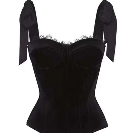 Chic Bowtie Halter Top and Pleated Ombre Skirt Summer Party Dress