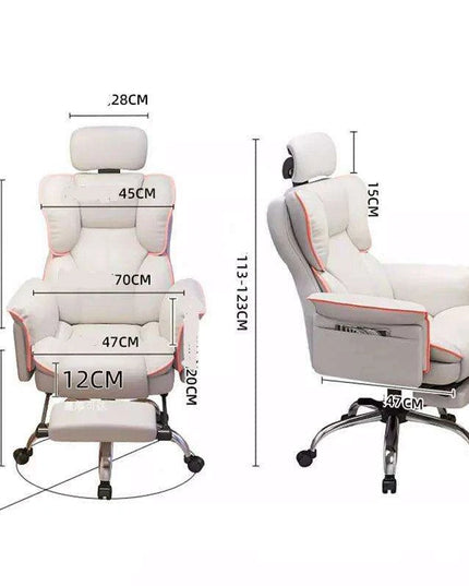 Premium Ergonomic Leather Recliner Chair with Adjustable Comfort Features