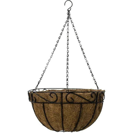 Set of 4 Elegant Self-Watering Hanging Planters for Indoors and Outdoors