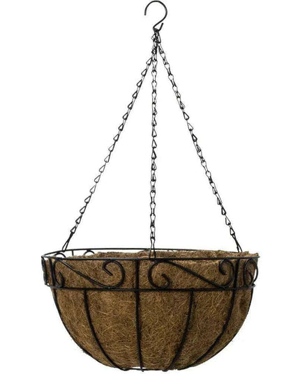 Set of 4 Elegant Self-Watering Hanging Planters for Indoors and Outdoors