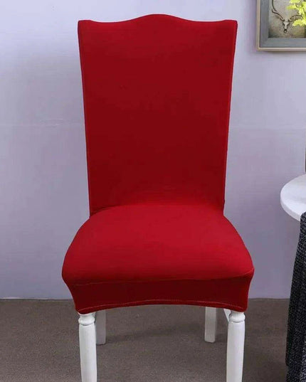 Elegant Nordic Dark Blue Stretch Chair Cover - Premium Spandex/Polyester for Events and Banquets