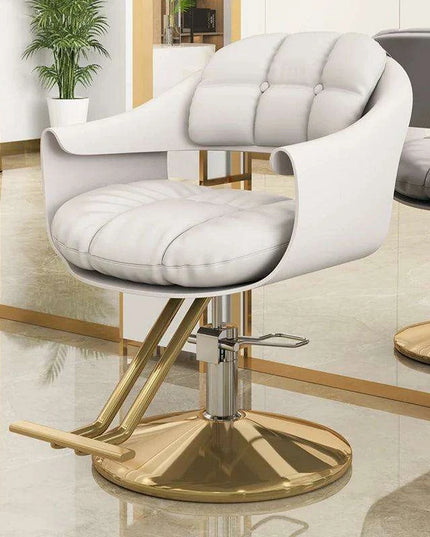 Premium Leather Salon Styling Chair for Exceptional Comfort and Versatility