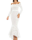 WHITE / Floor Length / CHINA | 2