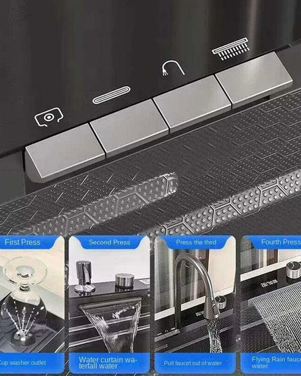 Sustainable Elegance: 304 Stainless Steel Waterfall Faucet for Modern Kitchens