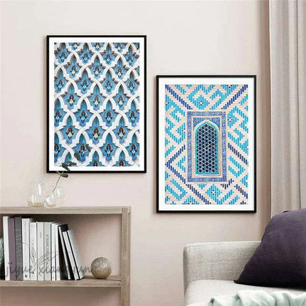 Coastal Serenity: Palm Leaf Canvas Art for Relaxing Home Decor