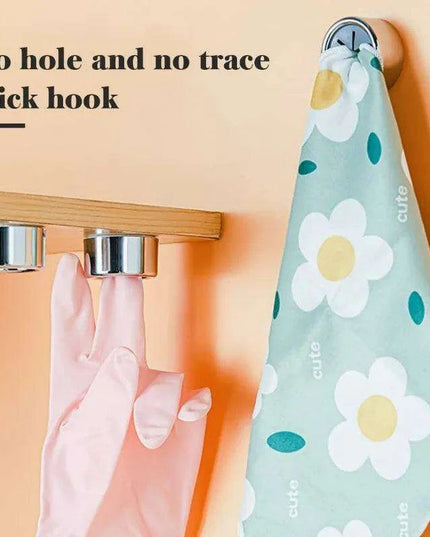 Efficient Home Organization Solution: Towel and Dishcloth Holder Set for Easy Storage