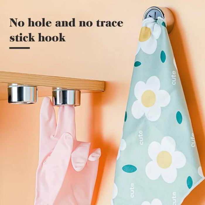 Organize Your Kitchen and Bathroom with this Easy-to-Use Towel and Dishcloth Holder Set