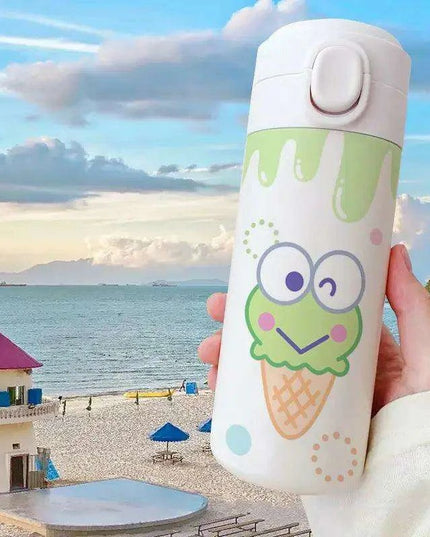 Cartoon KEROKERO KEROPPI Large Capacity Thermos Cup