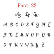 font22 / Silver