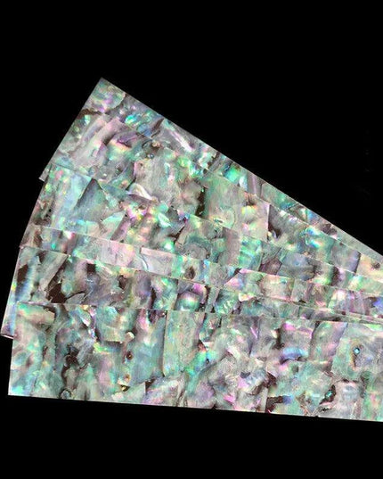 Luminous Iridescent Abalone Celluloid Guitar Head Veneer Sheet for Luthiers - 1PC Inlay Strips