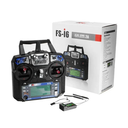 FLYSKY FS-i6 2.4G 6CH Radio Transmitter with IA6B Receiver for Drones