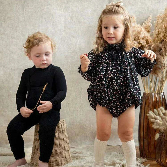 Cozy Kids' Wool Blend Sweater Ensemble - Stylish Cardigan and Cotton Trousers for Year-Round Comfort