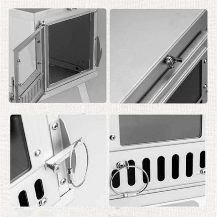 Compact Ultralight Stainless Steel Outdoor Wood Stove with Advanced Smoke Control System