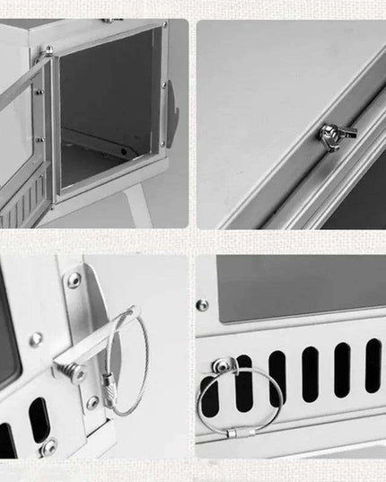 Compact Ultralight Stainless Steel Outdoor Wood Stove with Advanced Smoke Control System