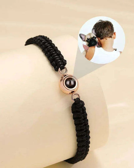 Customizable Braided Rope Memory Projection Bracelets