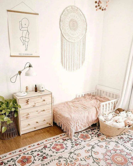 Exquisite Handcrafted Bohemian Area Rug - Timeless Luxury Collection