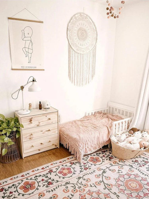 Exquisite Handcrafted Bohemian Area Rug - Timeless Luxury Collection
