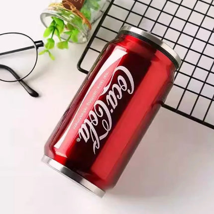 304 Stainless Steel Insulated Mug with Straw — 350ml & 500ml