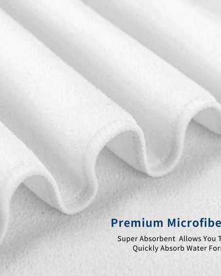 Stylish Customizable Dark Blue Nautical Microfiber Towel Set - Luxury Redefined for Every Occasion