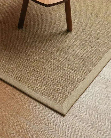 Vintage Chinese-Inspired 100% Sisal Tatami Floor Mat - Elegant 200x300cm Rug for Living Room, Bedroom, and Tea Table