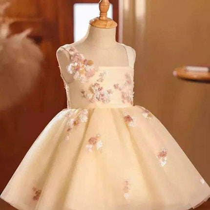 Baby Girls Sleeveless Princess Sequin Evening Dress