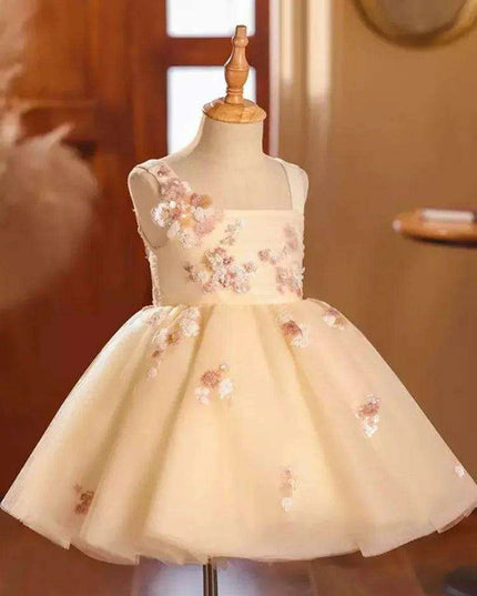 Baby Girls Sleeveless Princess Sequin Evening Dress