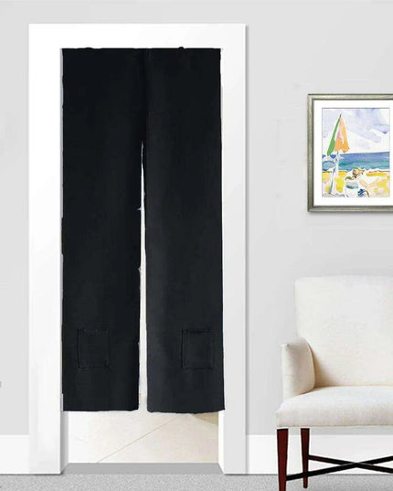 Japanese Noren Doorway Curtain: Elegant Cultural Tapestry with Dual Function Pockets