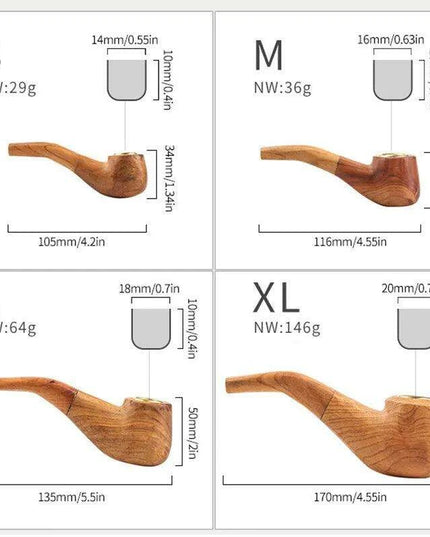 Artisan Wooden Tobacco Pipe: Elevate Your Smoking Experience with Timeless Craftsmanship
