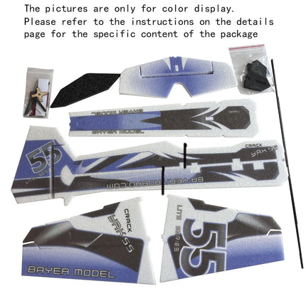 TINY HAND EPP Yak55 800mm RC Plane - 3D Aerobatic Foam Aircraft