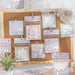Floral Charm Pocket Memo Set - 100 Sheets, 8x8cm, 66g
