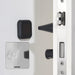 Self-Adhesive Silicone Door Handle Bumpers - Elegant Shock Absorbing Wall Protectors (Single Unit)