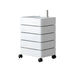 360-Degree Rotating Multi-Layer Storage Organizer - Stylish Movable Cabinet for Magazines and Cosmetics