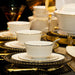 Refined White Dining Set for Sophisticated Food Aficionados