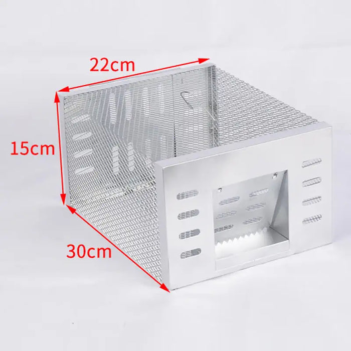 Continuous Cycle Mouse Trap with High-Sensitivity Door and Rust-Resistant Mesh