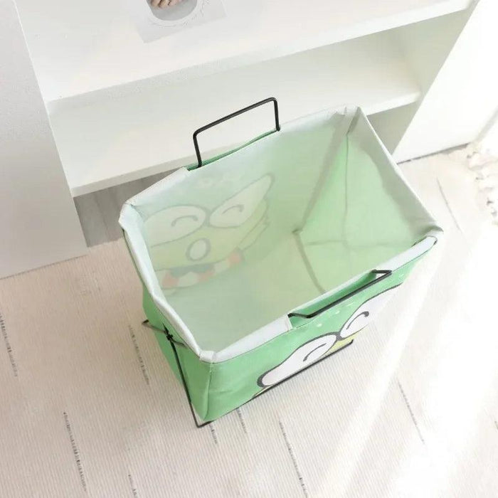 Hello Kitty Stylish Foldable Laundry Hamper: Sturdy Iron Frame & Waterproof Design - Spacious Organizer