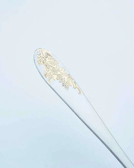 Rustic Elegance 72-Piece Stainless Steel Cutlery Set with Wooden Organizer